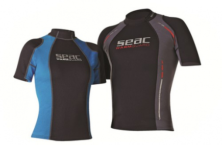 SEAC warm guard t-shirt, dames, zwart/blauw