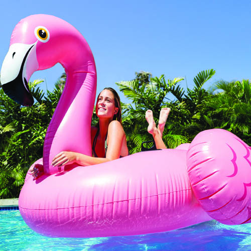 Intex mega flamingo ride-on 218x211x136 cm**