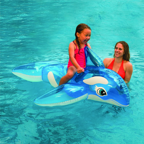 Intex walvis ride-on | blauw | 152x114 cm