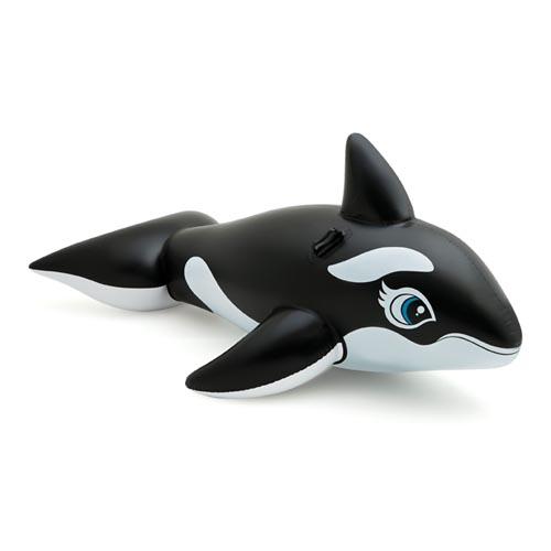 Intex walvis ride-on | zwart | 193x119 cm
