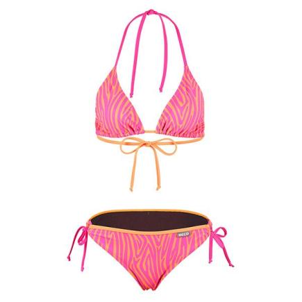 BECO zebra vibes bikini | C-cup | roze/oranje