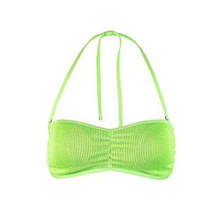 BECO crinkle bikini topje | B-cup | neon groen