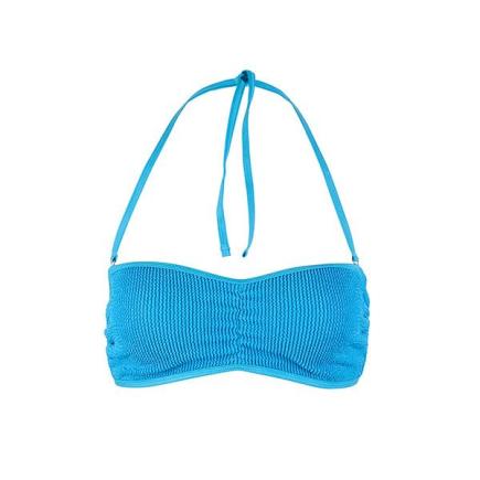 BECO crinkle bikini topje | B-cup | turquoise