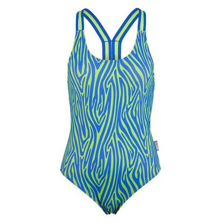 BECO zebra vibes badpak | B-cup | blauw/groen