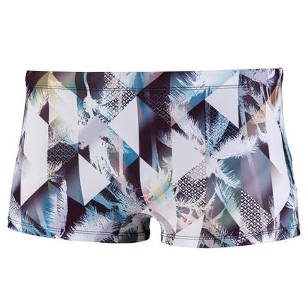 BECO heavenly palms zwemboxer | wit/multi color
