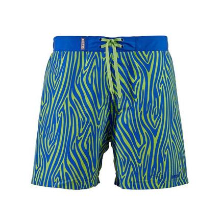 BECO zebra vibes zwemshorts | blauw/groen