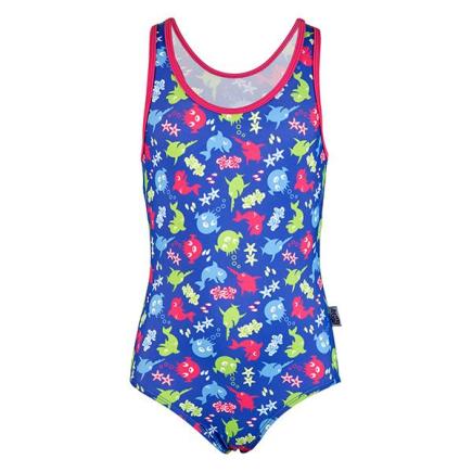 BECO-SEALIFE® badpak voor meisjes | UV SPF50+ | blauw