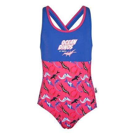 BECO ocean dinos badpak voor meisjes | roze