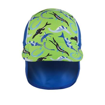 BECO ocean dinos zonnepetje | UV SPF50+ | groen