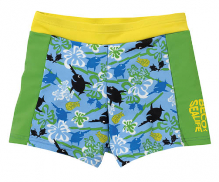 BECO-SEALIFE uv-zwemboxer, blauw/groen