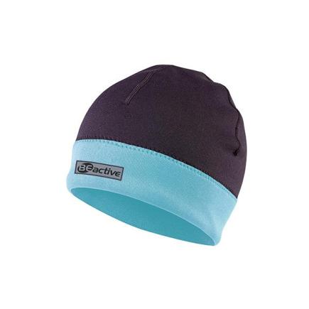 BECO beanie | neopreen | zwart/turquoise