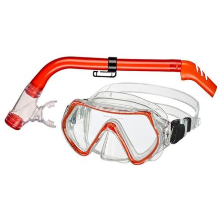 BECO snorkelset Ancona 4+ | rood