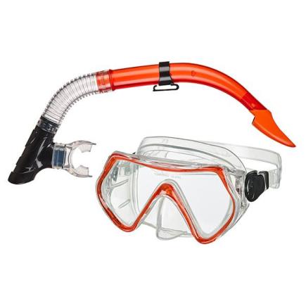 BECO snorkelset Livorno 8+ | rood