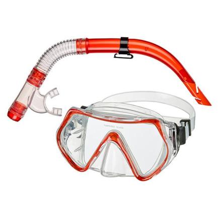 BECO snorkelset Bibione 12+ | rood