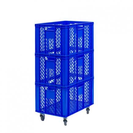 BECO verrolbare opbergkar | 60x40x105 cm | blauw