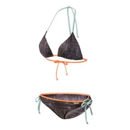 BECO night jungle triangel bikini | C-cup | zwart/multi color
