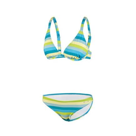 BECO fresh stripes bikini | B-cup | wire-bra | groen