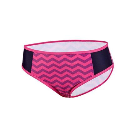 BECO zigzag bikini broekje | roze/paars