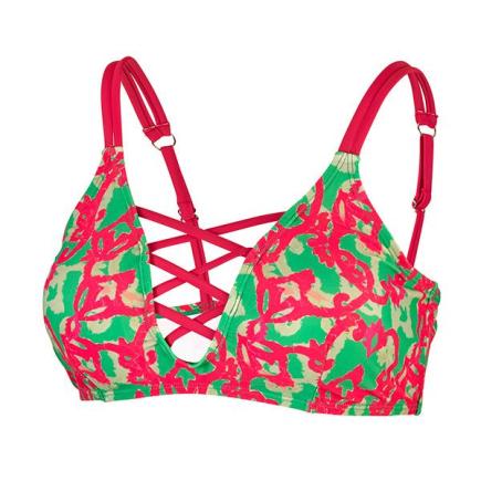 BECO hawaii breeze bikini topje | B-cup | roze/groen