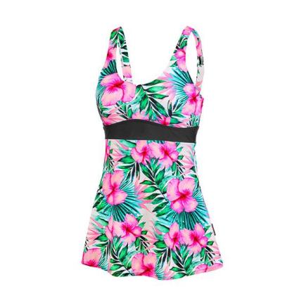 BECO hawaii flowers tankini| C-cup | multi color