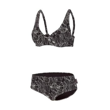 BECO flower lines bikini | C-cup | zwart