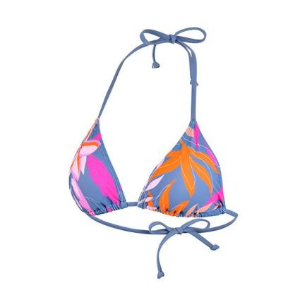 BECO tropical flowers bikini topje | B-cup | blauw/multi color