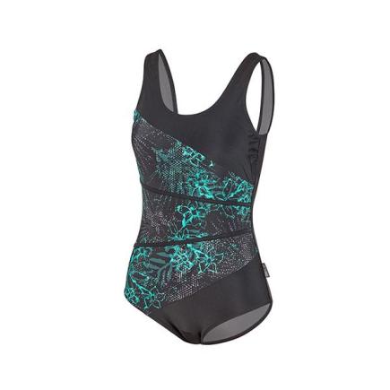 BECO mint flowers badpak | C-cup | zwart/turquoise