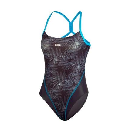 BECO team badpak | zwart/lichtblauw