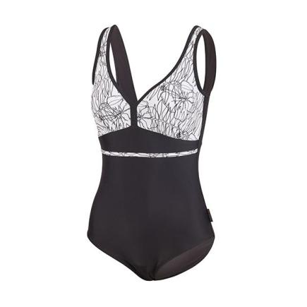 BECO flower lines badkap | C-cup | zwart/wit