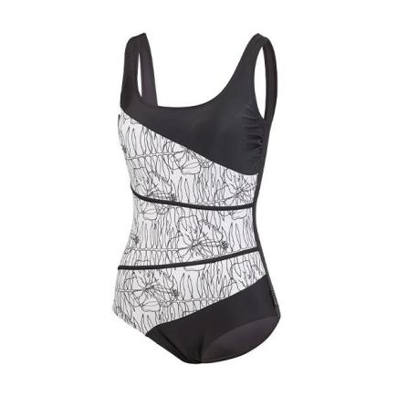 BECO flower lines badpak | C-cup | wit/zwart