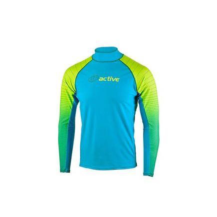 BECO gradient dots rashguard | groen/turquoise
