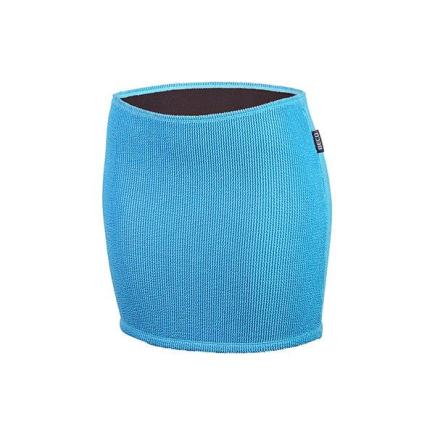 BECO crinkle rokje | turquoise