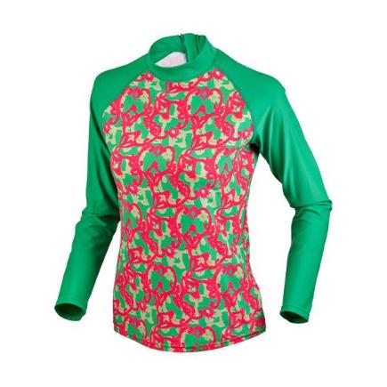 BECO hawaii breeze zwemshirt | UV50+ | roze/groen
