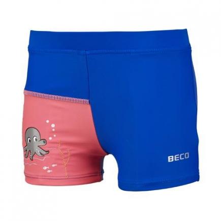 BECO jongens zwemboxer, blauw/roze
