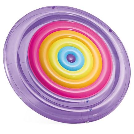 Intex regenboog feest eiland Ø 206 cm