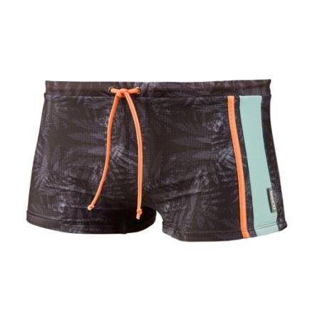  BECO night jungle zwemboxer | zwart/multi color