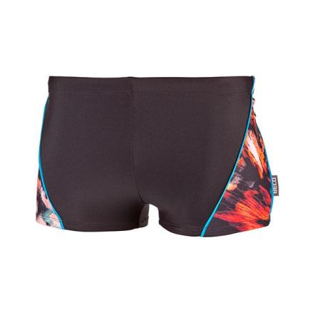 BECO feathers zwemboxer | zwart/multi color