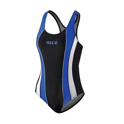 BECO badpak, zwart/blauw