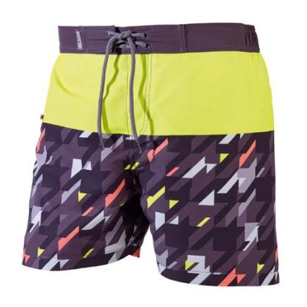 BECO zwemshorts, grijs/multicolor