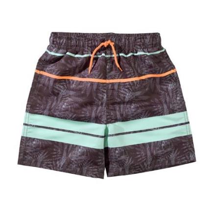 BECO night jungle zwemshorts voor jongens | zwart/multi color