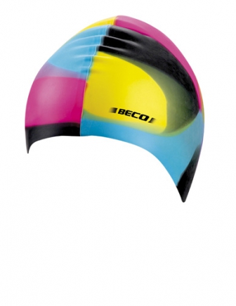 BECO badmuts | silicone | zwart/meerdere kleuren