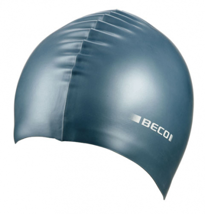 BECO badmuts Metalic | silicone | petrol metalic