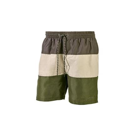 BECO zwemshorts | grijs/beige/groen