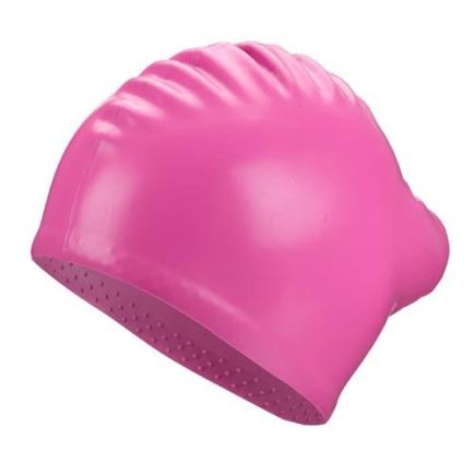 BECO badmuts | lange haren | silicone | roze