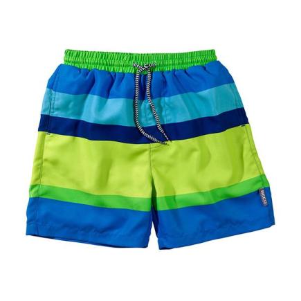 BECO barcelona stripes zwemshorts | blauw/multi color