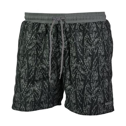 BECO flower lines zwemshorts | zwart/grijs