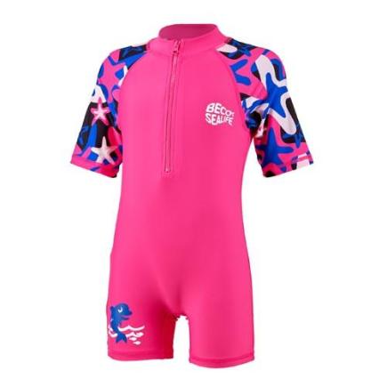 BECO-SEALIFE® rashguard suit, roze