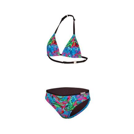 BECO collage triangel bikini | multi color