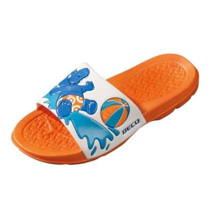 BECO kinder badslippers oranje