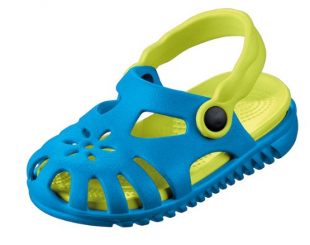 BECO kinder sandaaltjes | blauw/groen